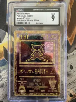 2000 Pokemon Ancient Mew CGC 9 6031254060 Graded Pokemon Cards - Image 1