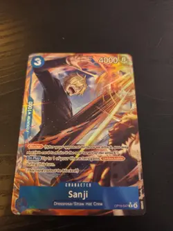 Sanji OP15-047 Rare Alt Art One Piece Card Game ENGLISH NM - Image 1