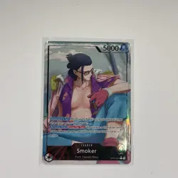 OP10-001 Smoker Leader Alt Art One Piece TCG English Card - Image 1