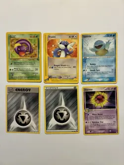 Vintage Pokemon Card Lot. 6 Cards Included. - Image 1