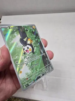 Emolga 112/086 SV Black Bolt Illustration Rare Near Mint English Pokemon Card - Image 2