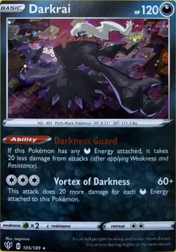 Darkrai - (Cosmos Holo) Holo Promo Miscellaneous Cards & Products 105/189 NM - Image 1