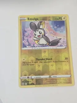Emolga 047/159 - Crown Zenith Reverse Pokemon Holo Foil Nice! - Image 1