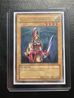 YUGIOH • QUEEN’S KNIGHT • ULTIMATE RARE • EEN-EN004 • UNLIMITED • NM - Image 1