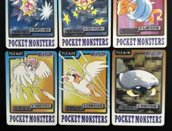 9 x Pokemon Card Carddass Japanese 1997 Dratini Staryu Starmie Bellsprout etc - Image 5