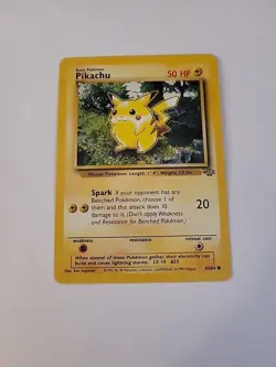 Pokemon Card - Pikachu - #60/64 - Jungle Set - LP - Image 1