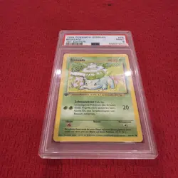 1999 Pokemon German Bisasam 1ST Edition Base Set #44 PSA 9 - Image 3