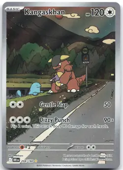 Kangaskhan 204/182 Illustration Rare Destined Rivals Pokemon Near Mint - Image 1