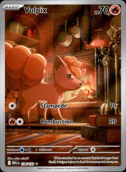 Vulpix 138/132 Illustration Rare - Pokemon ME01: Mega Evolution - NM - Image 1