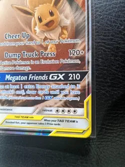 Pokemon TCG Eevee Snorlax GX 120/181 Sun and Moon Team Up Tag Team LP/NM💎💎💎 - Image 4