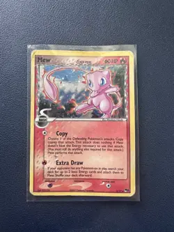 DAMAGED Mew - Inverted Back Error Holo -3/17 Delta Species Pop Series 5 -Pokemon - Image 1