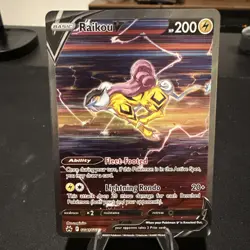 Pokemon TCG Crown Zenith Raikou V Galarian Gallery GG41/GG70 - Image 1