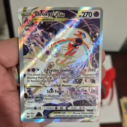 Pokemon Deoxys VSTAR GG46/GG70 Crown Zenith Galarian Gallery Ultra Rare Holo - Image 1