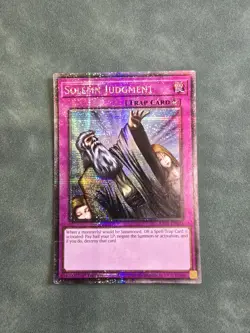 Yu-Gi-Oh! Solemn Judgment RA02-EN032 Quarter Century Secret Rare 1st Edition NM - Image 1
