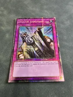 Yu-Gi-Oh! Solemn Judgment RA02-EN032 Quarter Century Secret Rare 1st Edition NM - Image 2
