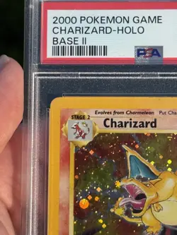 Pokemon Base Set 2 Charizard Holo Rare 4/130 PSA 6 English 2000 - Image 2