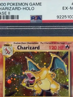 Pokemon Base Set 2 Charizard Holo Rare 4/130 PSA 6 English 2000 - Image 3