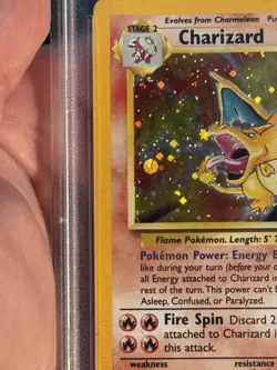 Pokemon Base Set 2 Charizard Holo Rare 4/130 PSA 6 English 2000 - Image 5