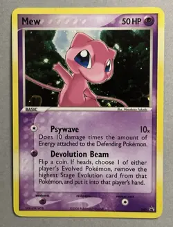 Pokemon TCG Mew #040 Nintendo Black Star Holo Promo 2006 - Image 1