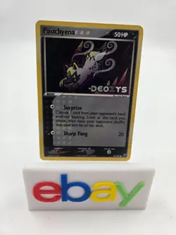 Pokemon EX Deoxys Poochyena 70/107 Reverse Rev Holo Foil PL - Image 1