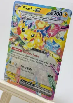 Pikachu EX 057/191 - Pokemon Scarlet & Violet Surging Sparks (SSP) Mint - Image 3