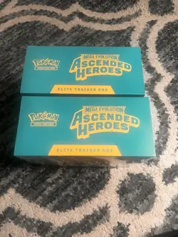 x2 Pokemon Mega Evolution Ascended Heroes ETB - Image 2