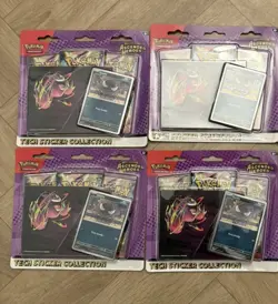 Pokemon TCG Ascended Heroes Tech Sticker Collection Gastly Brand New Sealed x4 - Image 1