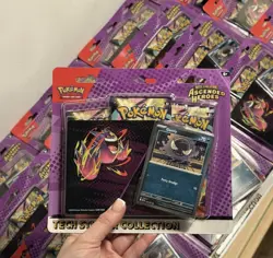 Pokemon TCG Ascended Heroes Tech Sticker Collection Gastly Brand New Sealed x4 - Image 2