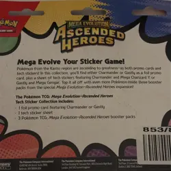 Pokemon TCG | Ascended Heroes | Gastly Tech Sticker Collection | New/Sealed - Image 3