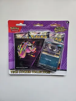 Pokemon Tcg Ascended Heroes Tech Sticker Collection Gastly New Sealed - Image 1