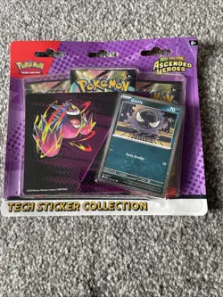 Pokemon TCG | Ascended Heroes | Gastly Tech Sticker Collection | New/Sealed - Image 1