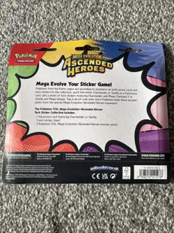 Pokemon TCG | Ascended Heroes | Gastly Tech Sticker Collection | New/Sealed - Image 2