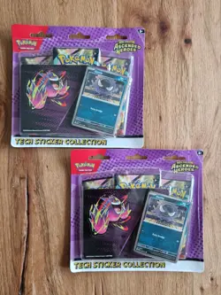 Pokemon TCG Ascended Heroes Tech Sticker Collection Gastly x2 BRAND NEW + SEALED - Image 1