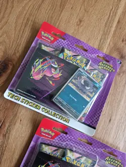 Pokemon TCG Ascended Heroes Tech Sticker Collection Gastly x2 BRAND NEW + SEALED - Image 4