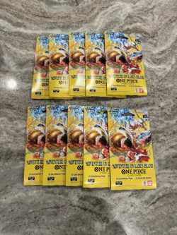 One Piece TCG OP15-EB04 - Sleeved Booster Packs (Lot Of 10) - Image 1