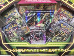 Pokemon TCG Shiny Rayquaza Ex Box Collection Sealed New - Image 1