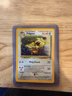 Pokemon Pidgeot TCG Base Set 2 Holo Unlimited Rare Card 14/130 - Image 1