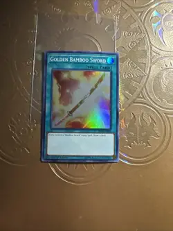 Golden Bamboo Sword - SHVA-EN054 - Super Rare - 1st Edition NM YuGiOh! Shadows - Image 1