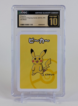Pikachu Pokemon Playing Cards 2019 Japanese Old Maid CGC PRISTINE 10 - Image 1