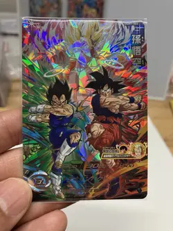 Super Dragon Ball Heroes UGM7-SEC Goku Secret Rare + Gogeta Vegeta 8 Card Set - Image 2