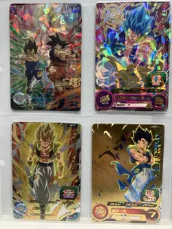 Super Dragon Ball Heroes UGM7-SEC Goku Secret Rare + Gogeta Vegeta 8 Card Set - Image 4