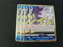 x4 Gum-Gum Champion Rifle - EB01-028 - R - Foil One Piece Card Game - Image 1