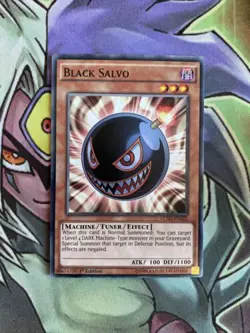 LC5D-EN222 Black Salvo Common 1st Edition NM Yugioh Card - Image 1