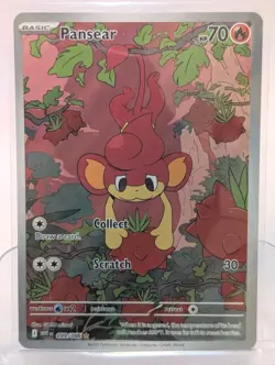 Pokemon Pansear Illustration Rare Holo 099/086 Sv: White Flare Basic HP 70 Card - Image 1