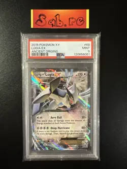 PSA 9 Lugia EX Half Art XY Ancient Origins 68/98 Pokemon Card - Image 1