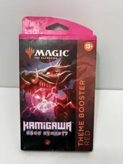 New Magic the Gathering Kamigawa Neon Dynasty Red Theme Booster (35 Cards) NEW - Image 1