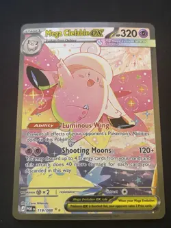 Pokemon Card Mega Clefable EX 119/088 M/NM Special Illustration Rare - Image 1