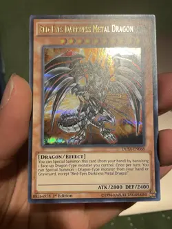 Yugioh Red-Eyes Darkness Metal Dragon DUSA-EN068 Ultra Rare 1st Ed NM - Image 1
