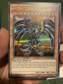 Yugioh Red-Eyes Darkness Metal Dragon DUSA-EN068 Ultra Rare 1st Ed NM - Image 2