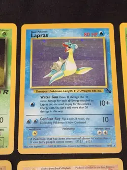 Vintage Pokemon Cards Holo Rare WOTC Lot - Gym Heroes, Team Rocket, Fossil MP/HP - Image 3